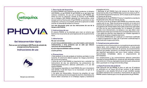 Instrucciones de uso – guía gel